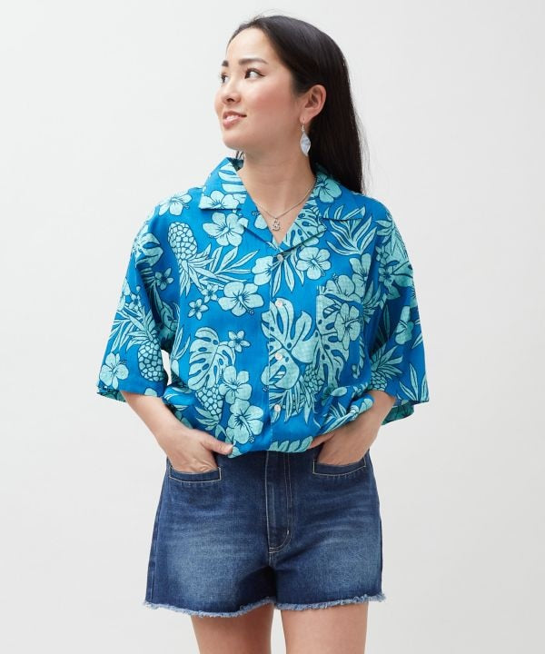 Vintage Pattern Aloha Shirt by Kahiko - Ametsuchi