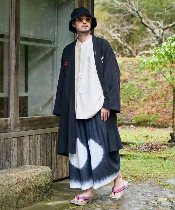 ASOBIE - Ukiyoe Embroidered Haori Jacket by Kaya - Ametsuchi