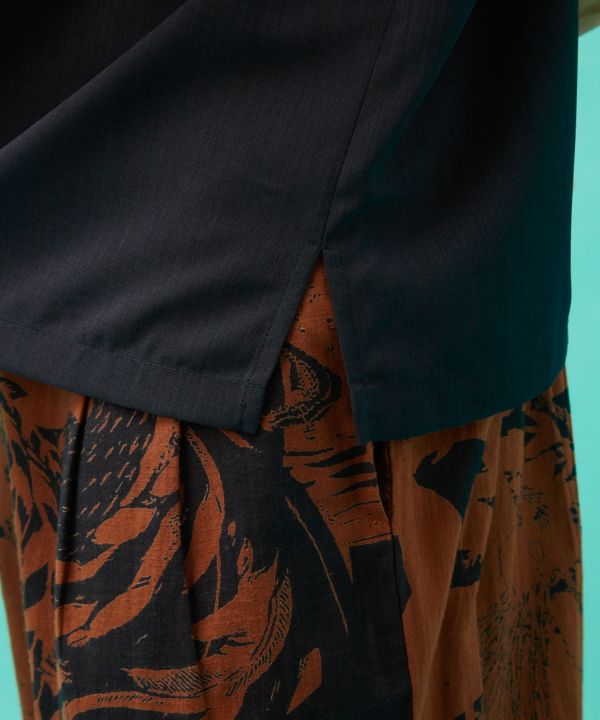 ASOBIE - Ukiyoe Embroidered Shirt by Kaya - Ametsuchi