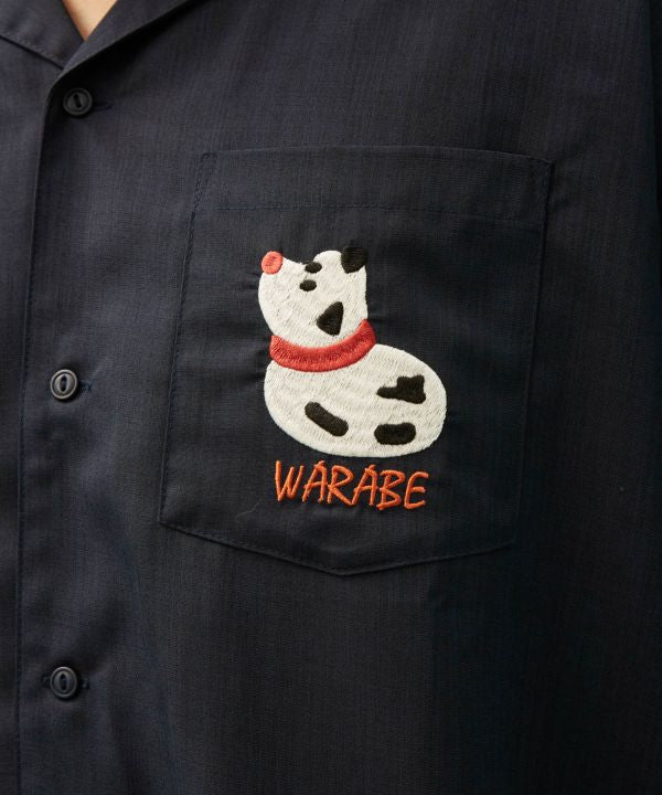 ASOBIE - Ukiyoe Embroidered Shirt by Kaya - Ametsuchi