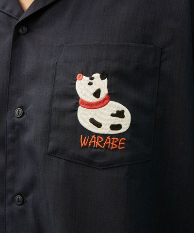 ASOBIE - Ukiyoe Embroidered Shirt by Kaya - Ametsuchi