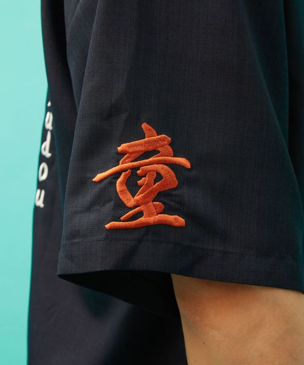ASOBIE - Ukiyoe Embroidered Shirt by Kaya - Ametsuchi