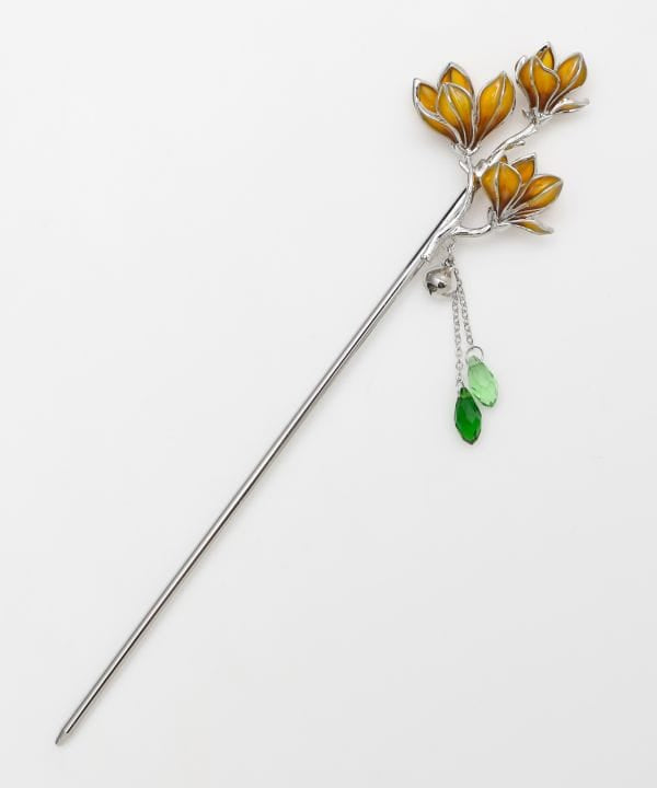 Fuuran Orchid Kanzashi by Kaya - Ametsuchi