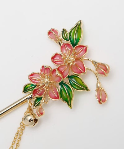 Sakura Kanzashi Hairpin by Kaya - Ametsuchi
