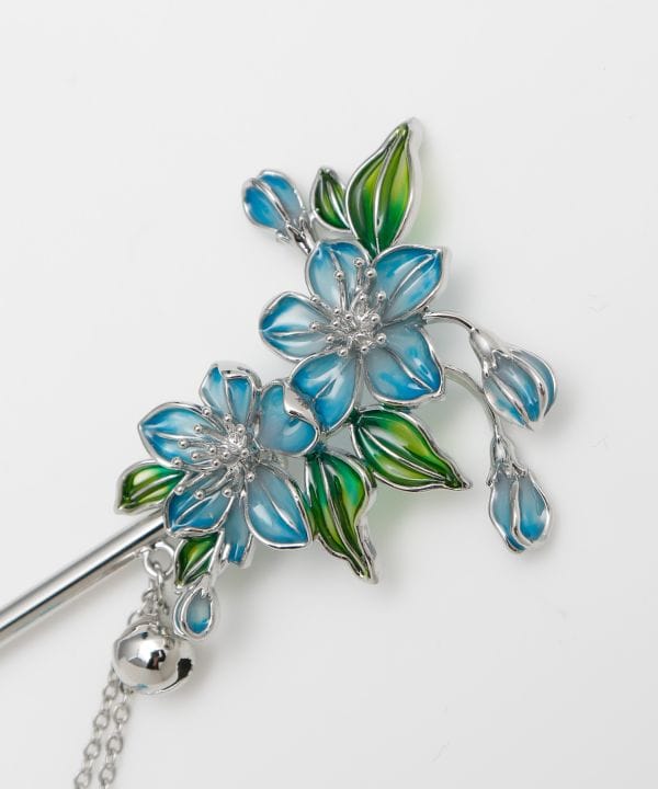 Sakura Kanzashi Hairpin by Kaya - Ametsuchi