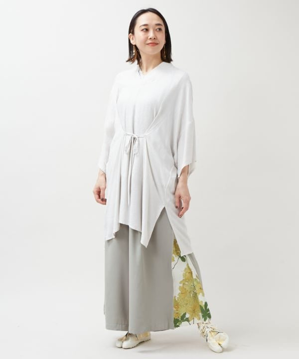 KIKU NISHIKI - Chrysanthemum Rayon Top by Kaya - Ametsuchi