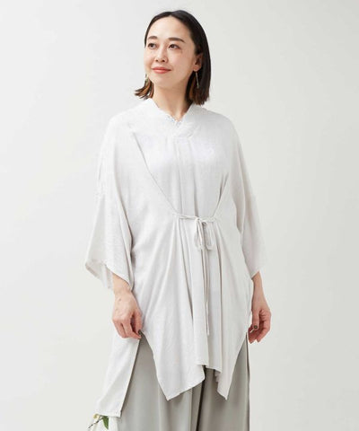 KIKU NISHIKI - Chrysanthemum Rayon Top by Kaya - Ametsuchi
