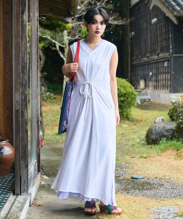 KIKU NISHIKI - Sleeveless Dress