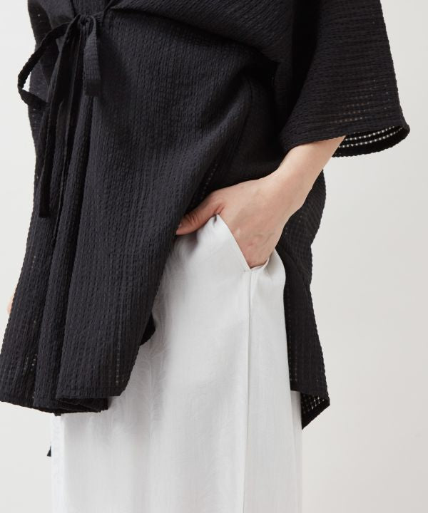 KIKU NISHIKI - Kimono Wrap Skirt by Kaya - Ametsuchi