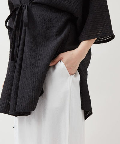 KIKU NISHIKI - Kimono Wrap Skirt by Kaya - Ametsuchi