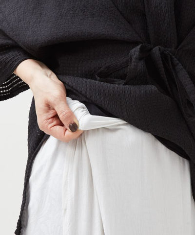 KIKU NISHIKI - Kimono Wrap Skirt by Kaya - Ametsuchi