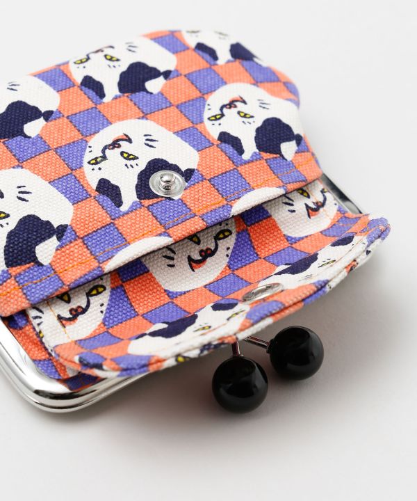 Pop Ukiyoe Double Gamaguchi Clasp Purse