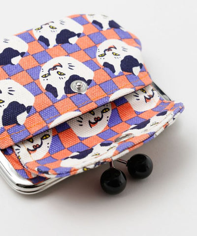 Pop Ukiyoe Double Gamaguchi Clasp Purse
