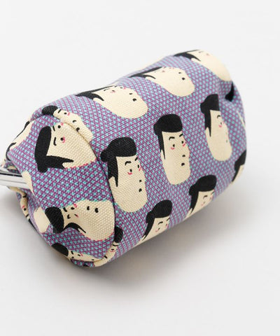 Pop Ukiyoe Rounded Gamaguchi Clasp Pouch