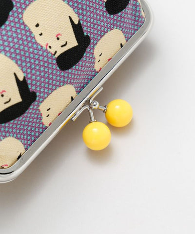 Pop Ukiyoe Rounded Gamaguchi Clasp Pouch
