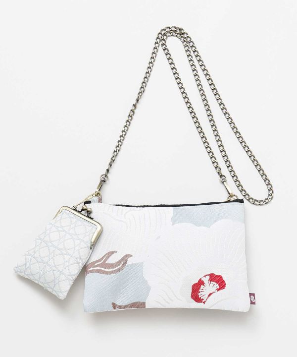 Suzukaze - Japanese Pattern Sacoche and Gamaguchi Pouch Set