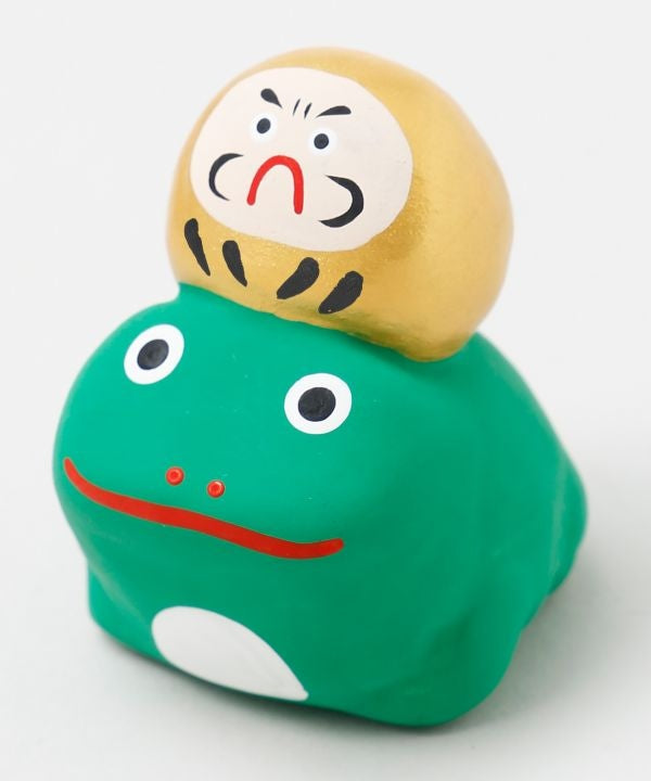 Daruma Frog Lucky Bell by Kaya - Ametsuchi