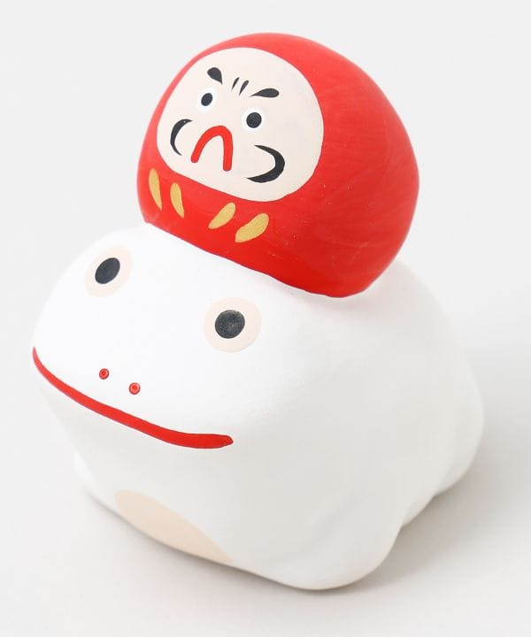Daruma Frog Lucky Bell