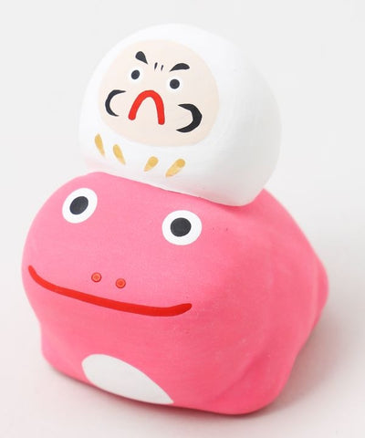 Daruma Frog Lucky Bell by Kaya - Ametsuchi