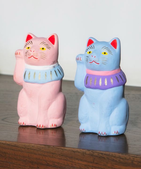 Seto Maneki Neko Ornament