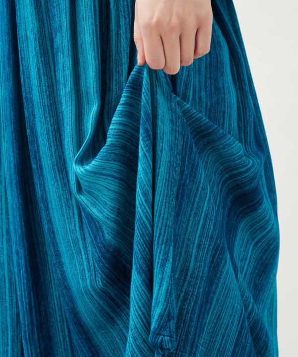 Bali Stripe Beaded Camisole Dress by AMINA - Ametsuchi