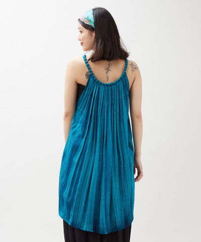 Bali Stripe Beaded Camisole Dress by AMINA - Ametsuchi