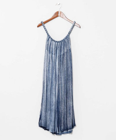 Bali Stripe Beaded Camisole Dress by AMINA - Ametsuchi