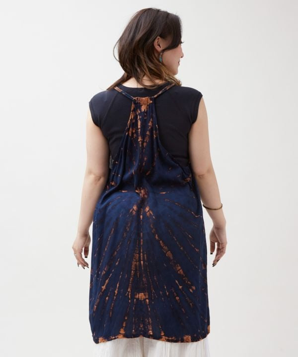 Bali Tie Dye Camisole Dress by AMINA - Ametsuchi