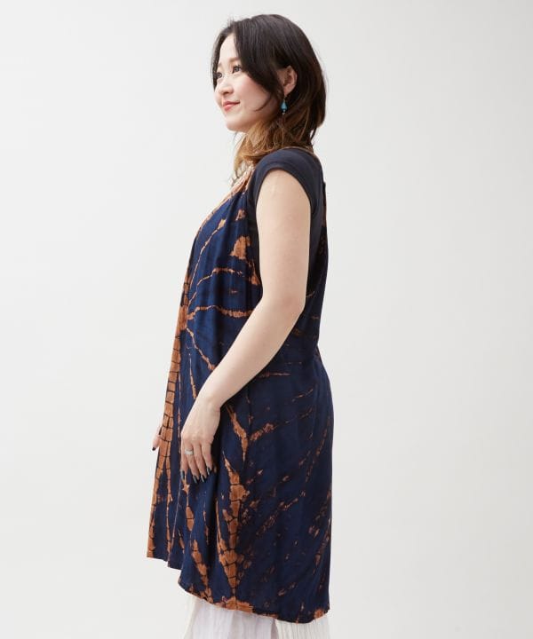 Bali Tie Dye Camisole Dress by AMINA - Ametsuchi
