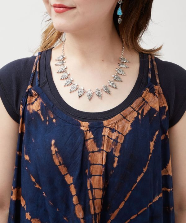 Bali Tie Dye Camisole Dress by AMINA - Ametsuchi