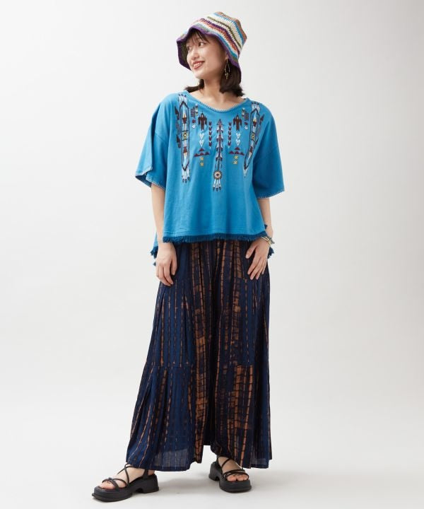 Bali Relaxed Rayon Pants by AMINA - Ametsuchi