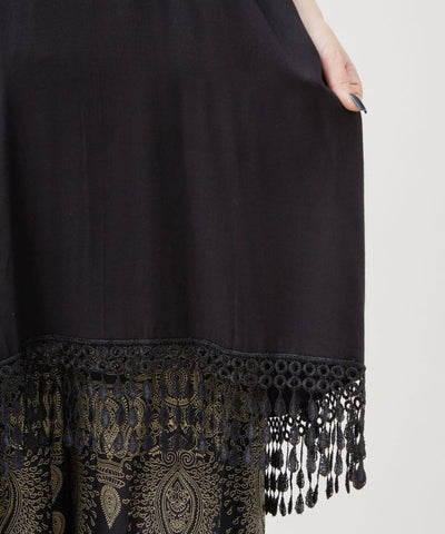 Bali Lace Hem Women Top by AMINA - Ametsuchi