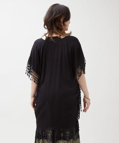 Bali Lace Hem Women Top by AMINA - Ametsuchi