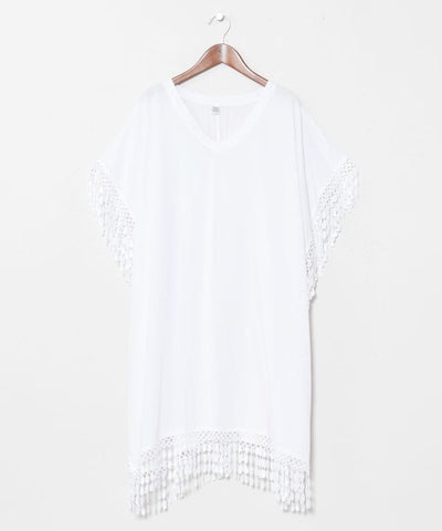 Bali Lace Hem Women Top by AMINA - Ametsuchi