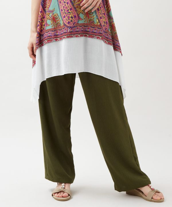 Rayon Relaxed Women Pants