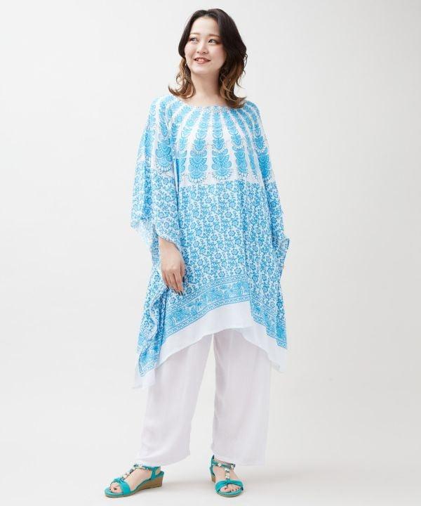 Bali Mandala Rayon Tunic Top