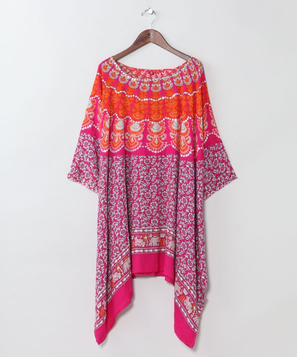 Bali Mandala Rayon Tunic Top