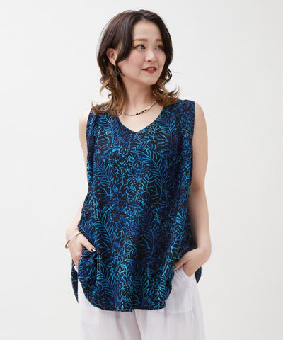 Bali Batik Sleeveless Top