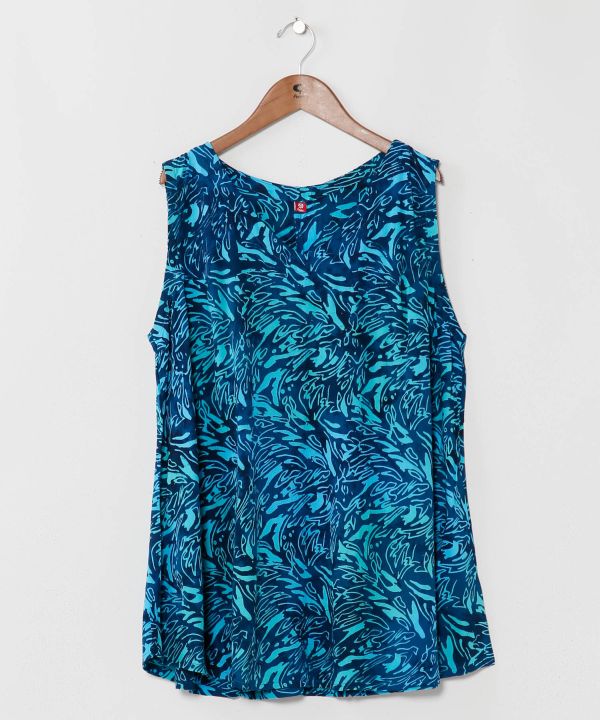 Bali Batik Sleeveless Top