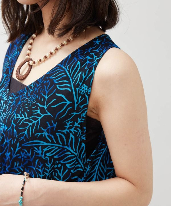 Bali Batik Sleeveless Dress