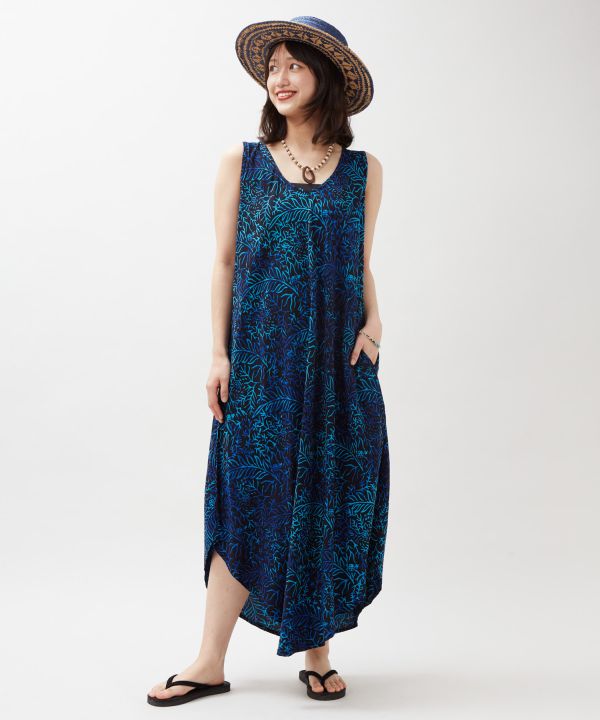 Bali Batik Sleeveless Dress