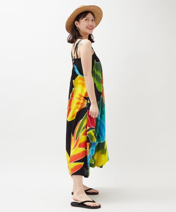 Bali Floral Camisole Layer Dress by AMINA - Ametsuchi
