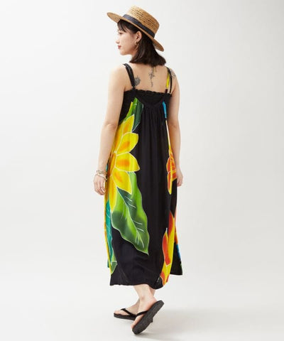 Bali Floral Camisole Layer Dress by AMINA - Ametsuchi