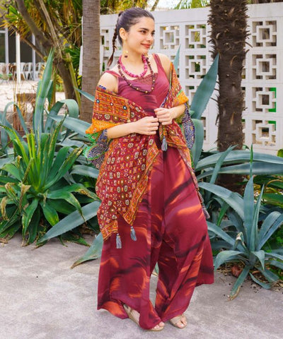 Bali Print Rayon Jumpsuit