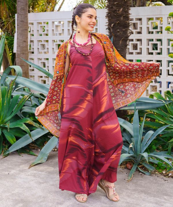 Bali Print Rayon Jumpsuit
