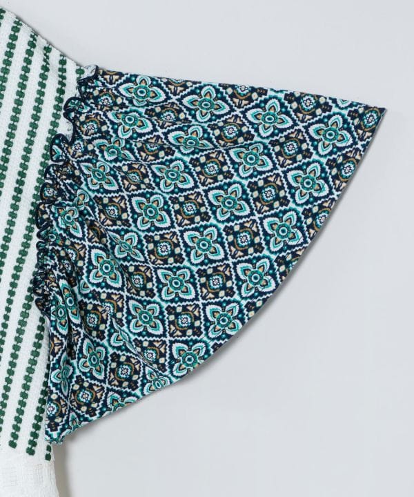 Patchwork Oversized Ethnic Top by AMINA - Ametsuchi
