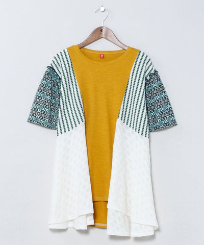 Patchwork Oversized Ethnic Top by AMINA - Ametsuchi