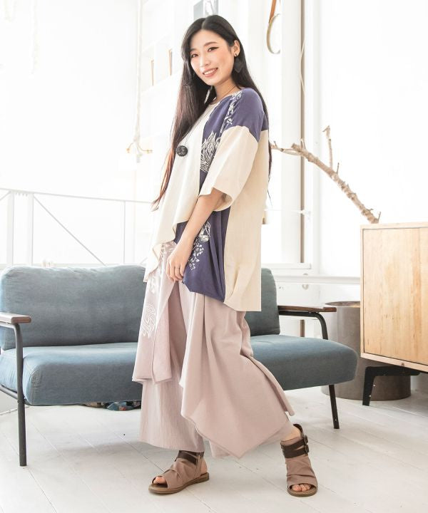 Asymmetrical Pattern Top