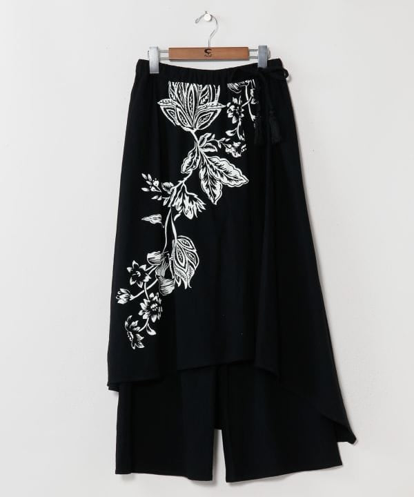 Asymmetrical Wrap Style Pants by AMINA - Ametsuchi