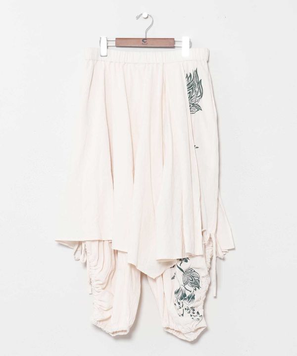 Men Asymmetrical Wrap Pants by AMINA - Ametsuchi
